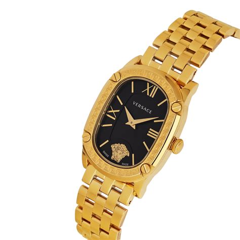 Versace New Couture Black Oval Quartz Women Watch - VE1B00818 - At JUST ...