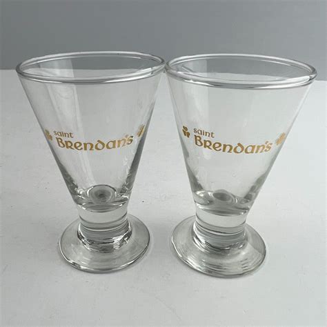 Saint Brendan's Irish Cream Liqueur Shot Glass Set