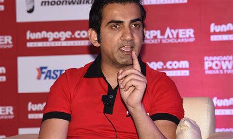 Gautam Gambhir says sledging and game face are necessary inside the ...