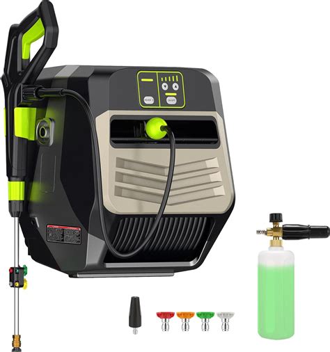 Amazon.com : commowner Pressure Washer 5500 PSI 3.6 GPM Electric Wall ...