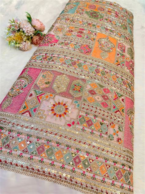 Zihu Georgette Thread and Sequins Embroidery 44 Inch Width – Fabric Forever