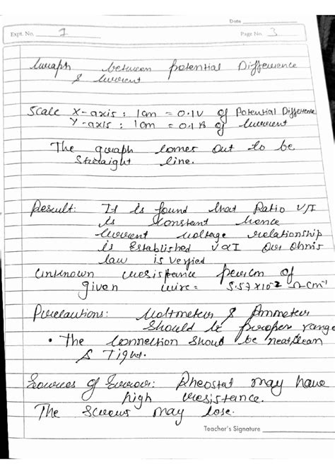 Experiment 2, 3, 4 - Verification of Resistance Laws and Measurements ...
