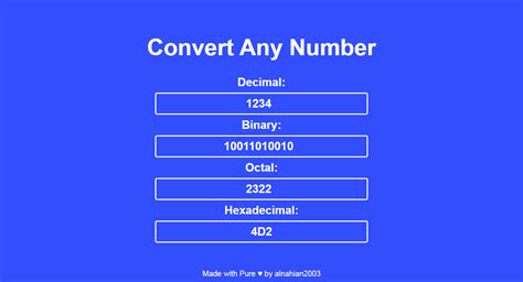 Number System Converter 的图像结果
