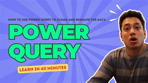 Image result for Power Query Excel Tutorial YouTube