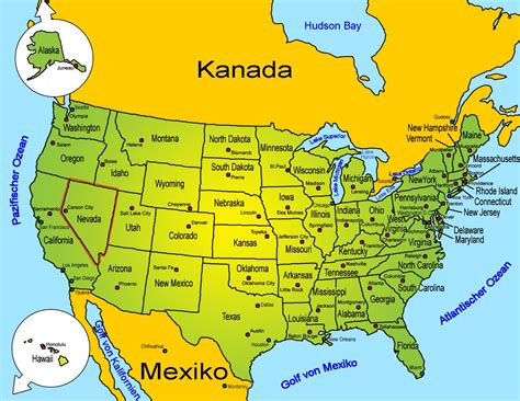 Location Map of Nevada in USA detailed | Map Of Nevada State Printable