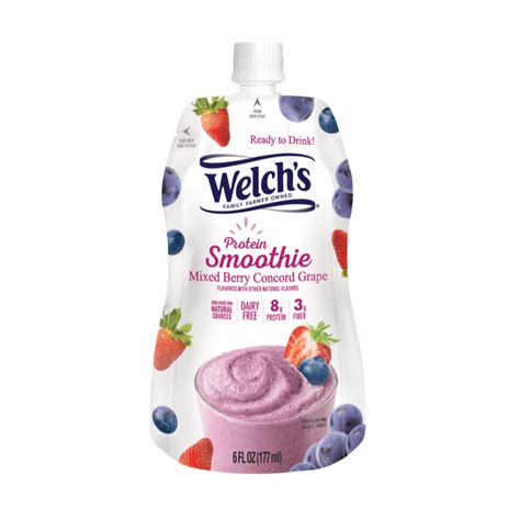 Welch's Protein Smoothie Pouch - Smart Snack Approved — Pouch Brokers ...