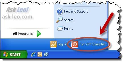 Image result for Windows XP Computer Shut Down