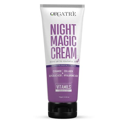 Orgatre Night Magic Cream 75gm for Glowing, Youthful Skin | Anti-Aging ...
