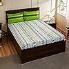 Story@Home Snakes and Ladder Game & Ludo, 100% Cotton Double Bedsheet ...