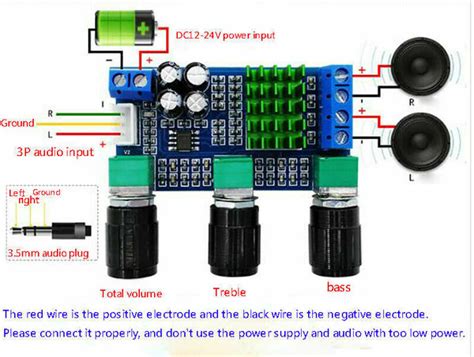 TPA3116D2 Dual Channel Audio Power Amplifier 2 x 80W 12 to 24V DC ...