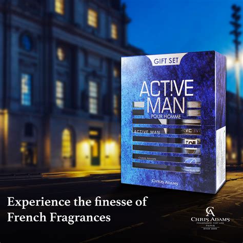 Buy Chris Adams Gift Set - Active Man | EDP, 100ml + Deodorant Body ...