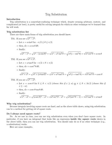 Image result for Trig Sub Formulas