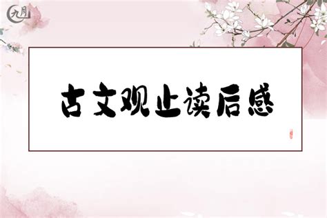 古文观止读后感1300字（6篇）