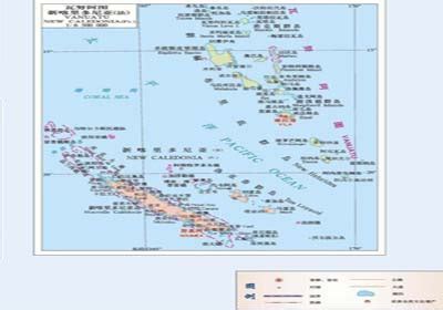 瓦努阿图行政地图