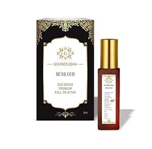 GOVINDSUDHA Musk Fragrance Oud Based Premium Roll on Attar 6ml Bottle ...