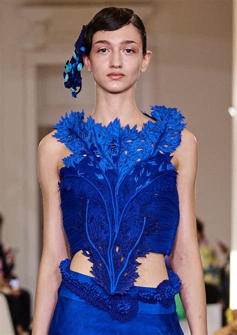 Royal Blue Coral Corset Top – VAISHALI S