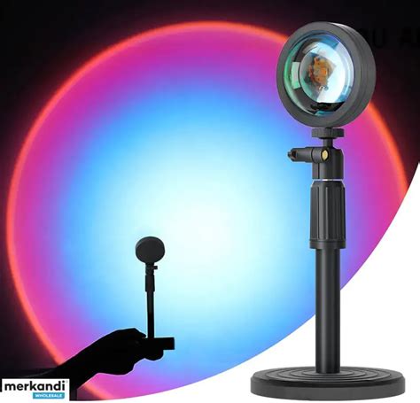 Sunset Lamp with Remote for Bedroom,Sunlight Lamp Projection, 16 Colors ...