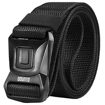 Buy DOUNTO Tactical Belt, Military Nylon Web Work Belt Rigger Belts ...