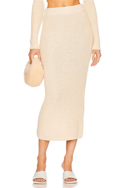 A.L.C. Olive Skirt in Macademia | REVOLVE