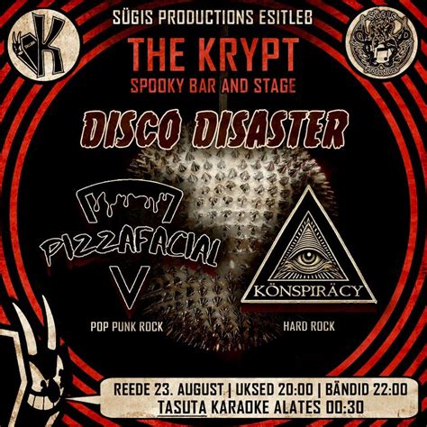Friday night live: PIZZAFACIAL + KONSPIRACY (debut gig) @ The Krypt ...