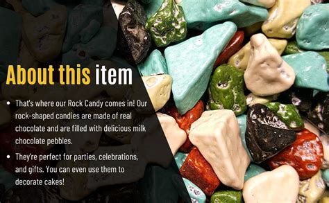Veganic Stone Chocolate Candy (Real Chocolate) | Rock Shape Milk Choco ...