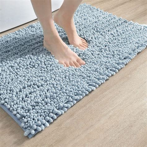 Amazon.com: DEXI Bath Mat Bathroom Rug Non Slip Absorbent and Soft ...