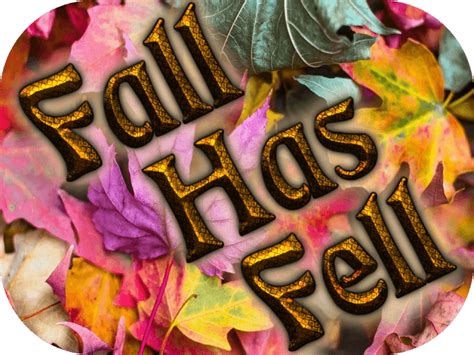 Fall Has Fell | Rob Knowlan