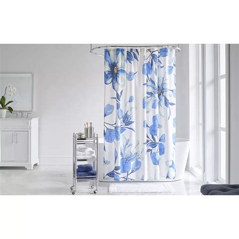 Liz Claiborne Large Scale Floral Shower Curtain, Color: Overscale ...
