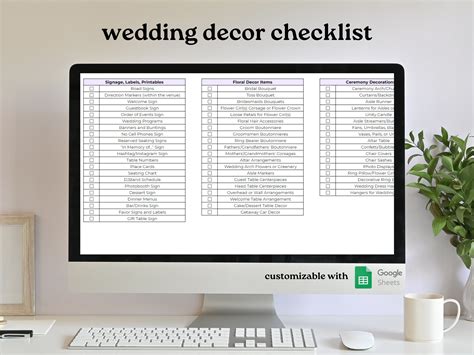 Image result for Wedding Reception Decor Checklist