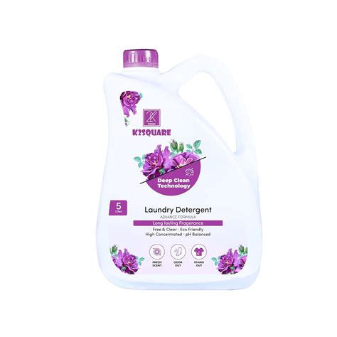 K2SQUARE Free and Gentle Laundry Detergent Liquid Soap, Ultra ...