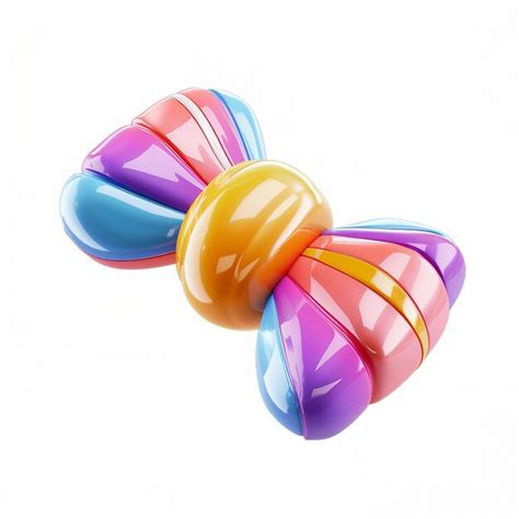 Cute candy icon 3d render white background generative ai | Premium AI ...
