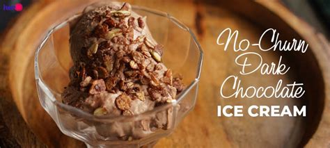 No-Churn Dark Chocolate Ice Cream I Her Circle