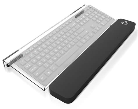 Buy Computer Keyboard Stand Acrylic,Tilted Keyboard Tray with Keyboard ...