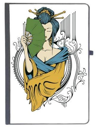 UDNAG Ruled Notebook Diary 'Japanese | Japanese Lady', [A5 80Pages ...