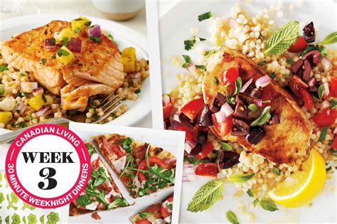 Weeknight dinners under 30 minutes: Week 3 menu | Canadian Living