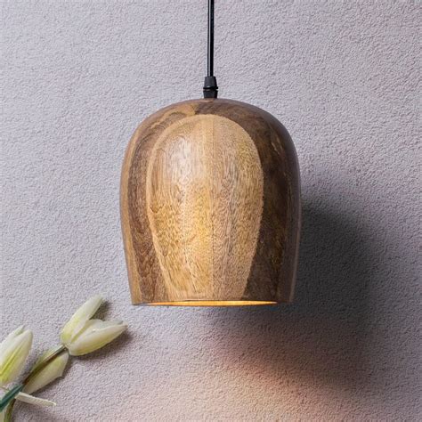 Buy HOMESAKE Wooden Ceiling Lamp from Homesake at just INR 3198.0