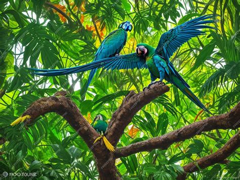 Premium Photo | Great green macaw Ara ambiguus also known as the great ...