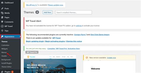 Image result for WordPress Navigation Menu