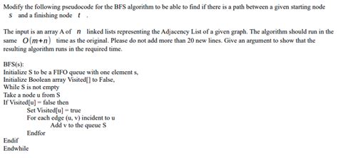 BFS Pseudocode 的图像结果