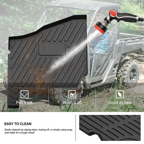 Snapklik.com : KIWI MASTER Floor Mats Compatible For 2018-2024 Polaris ...