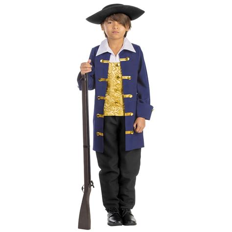 Buy Dress Up America Colonial Costume for Kids - Revolutionary War ...