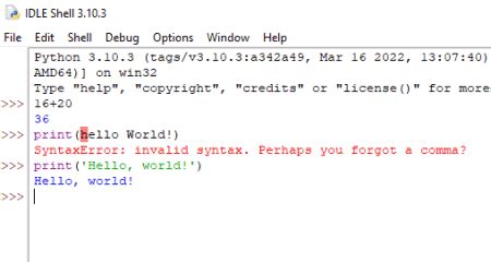 Python IDE Shell 的图像结果