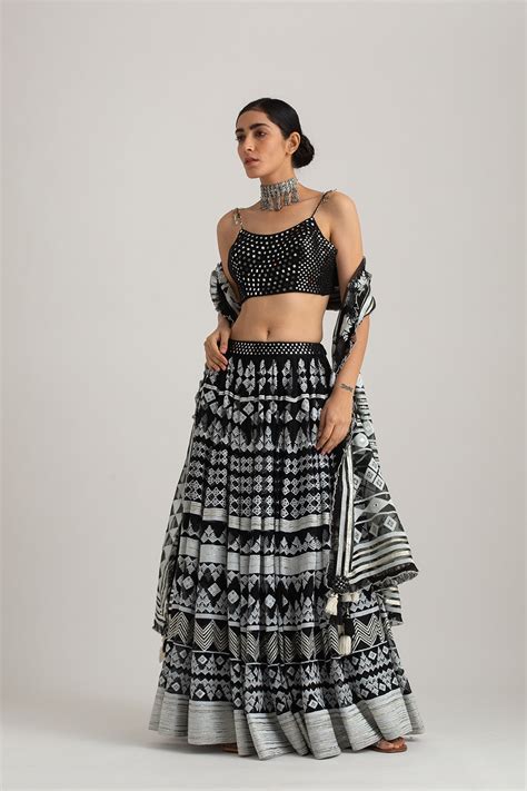 Radhika Madan in our yin yang mirror lehenga set – Sukriti and Aakriti