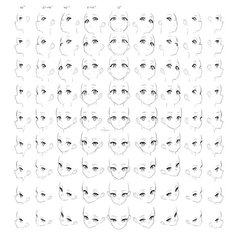 Pin by . . on Перспектива | Face angles, Anime drawings tutorials, Digital painting tutorials