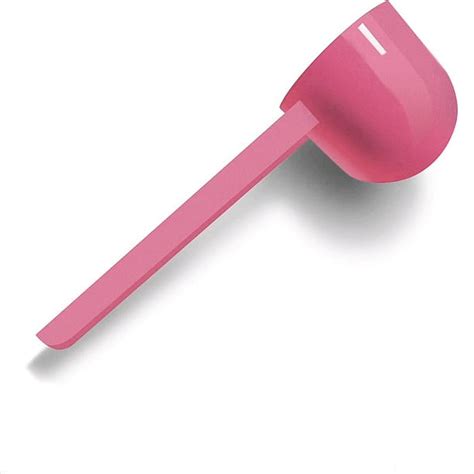 5 Gram Pack of 5 Pink Measuring Smidgen Micro Scoop 10 Ml PP Lab Measuring Mini Spoons for ...