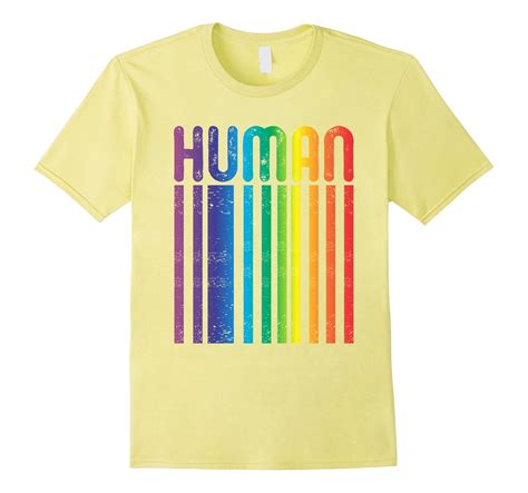 Gay Pride T-shirt, Human LGBT Pride Rainbow T-shirt-4LVS – 4loveshirt