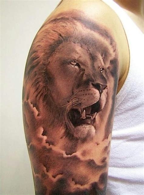 roaring lion tattoo ideas