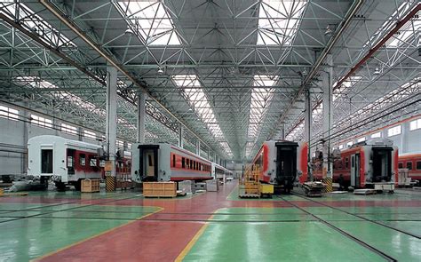 青岛四方机车厂钢结构联合厂房工程 - 高科技厂房 - 中铁建工第二建设有限公司