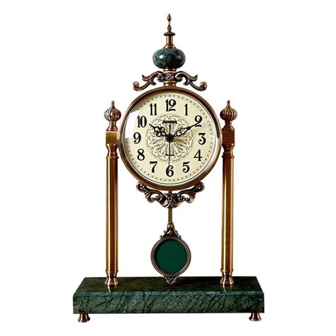Vintage Mantel Clock With Pendulum,Mantel Clocks For Living Room Decor ...