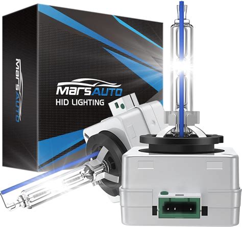 Buy Marsauto D3S HID Headlight Bulbs, 6000K Cold White, Xenon ...